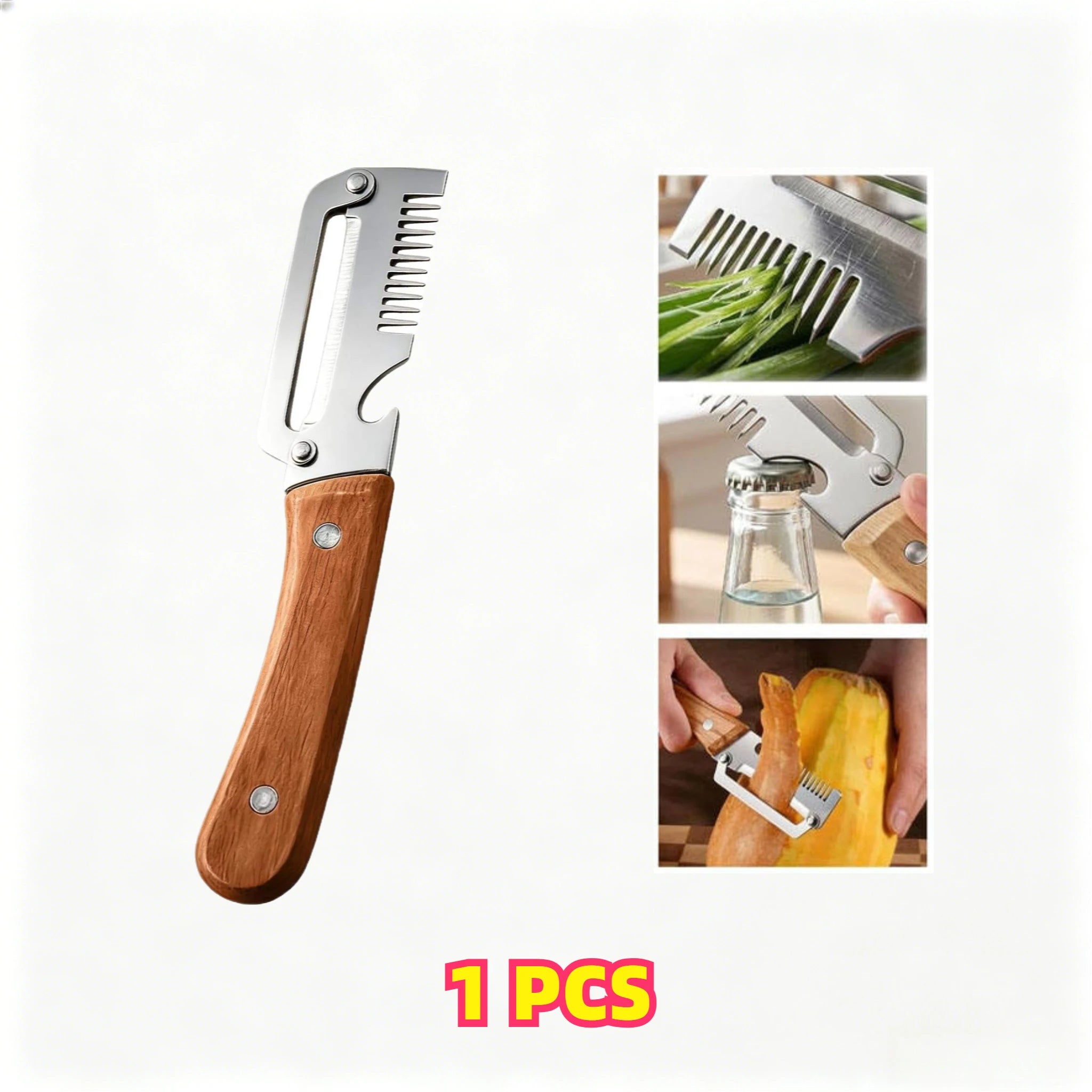 Knife for Cutting Cabbage Kitchen Fruit Processing Tool Peeler Stainless Steel Paring Knife Portable Gadget for Daily Cooking Zpaxo wood Slicer-1PCS