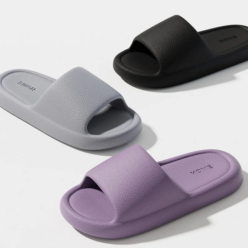 Soft Sole EVA Home Slippers Women Thick Platform Bathroom Slides