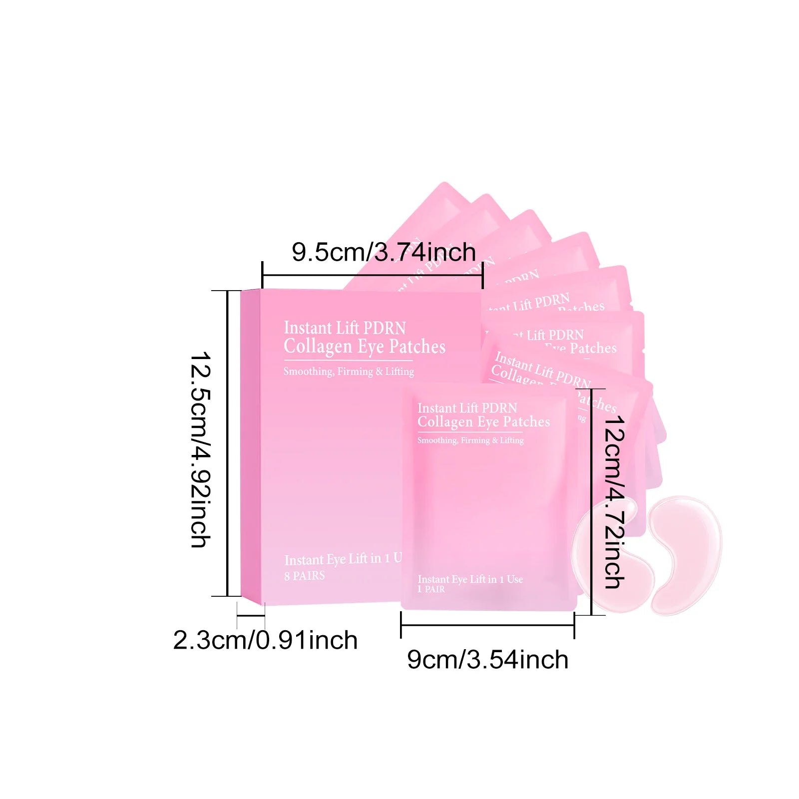 Hoygi Collagen Hydrogel Eye Patches – Dark Circles & Puffiness Hydrogel Eye Patches Zpaxo