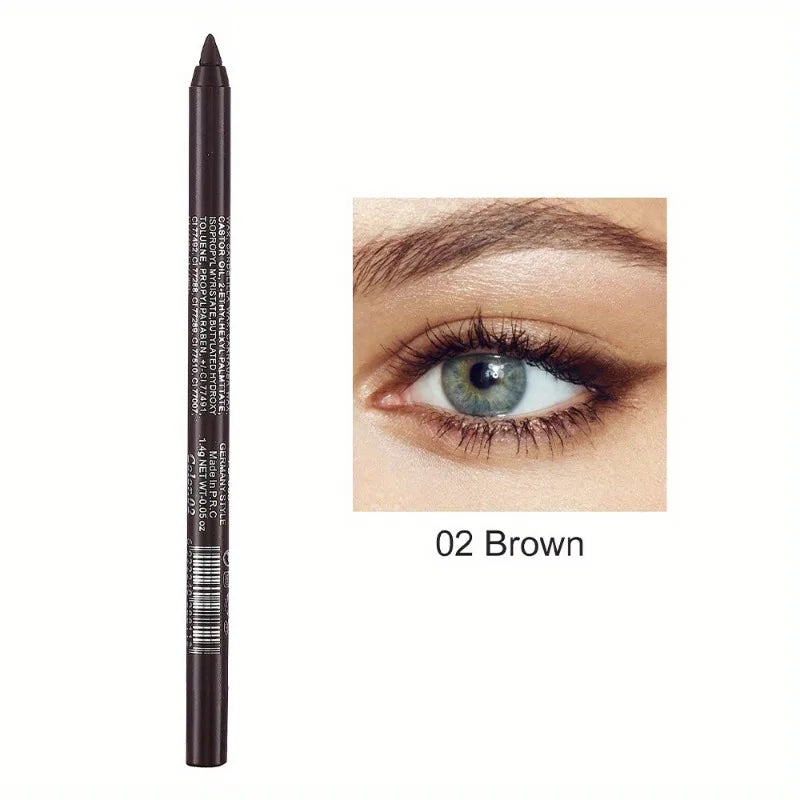 Matte Smooth Blue Black Eyeliner Pencils Waterproof Sweatproof Zpaxo 02