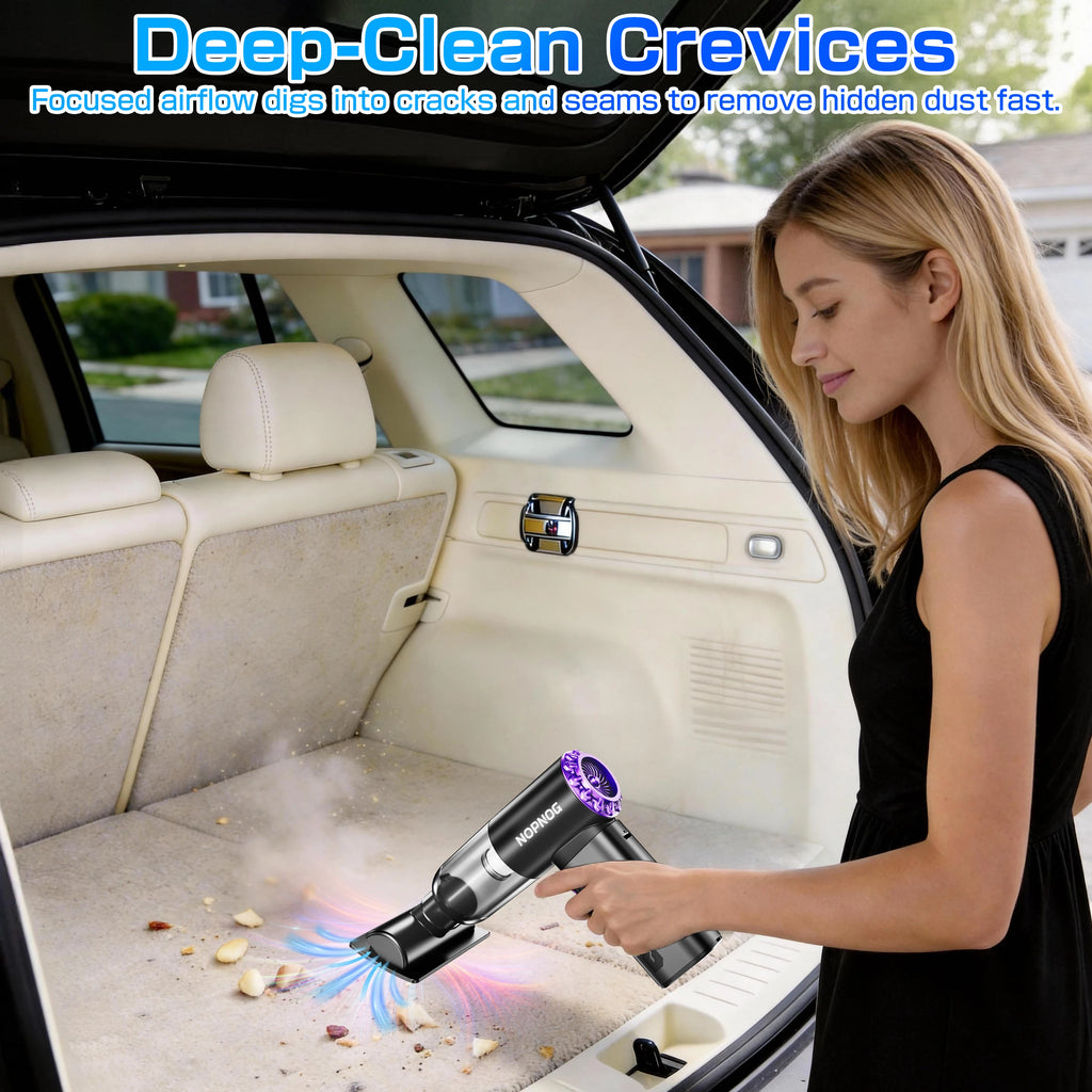 Cordless Car Vacuum Cleaner Air Duster 2 Speed Adjustable Portable