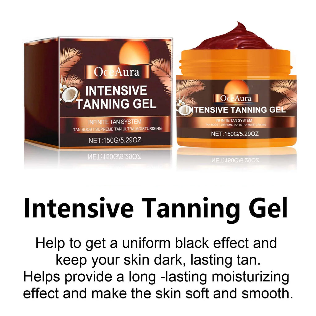 OceAura Self Tanning Gel & Cream Set | Sunless Bronzer Self Tanner Set Zpaxo