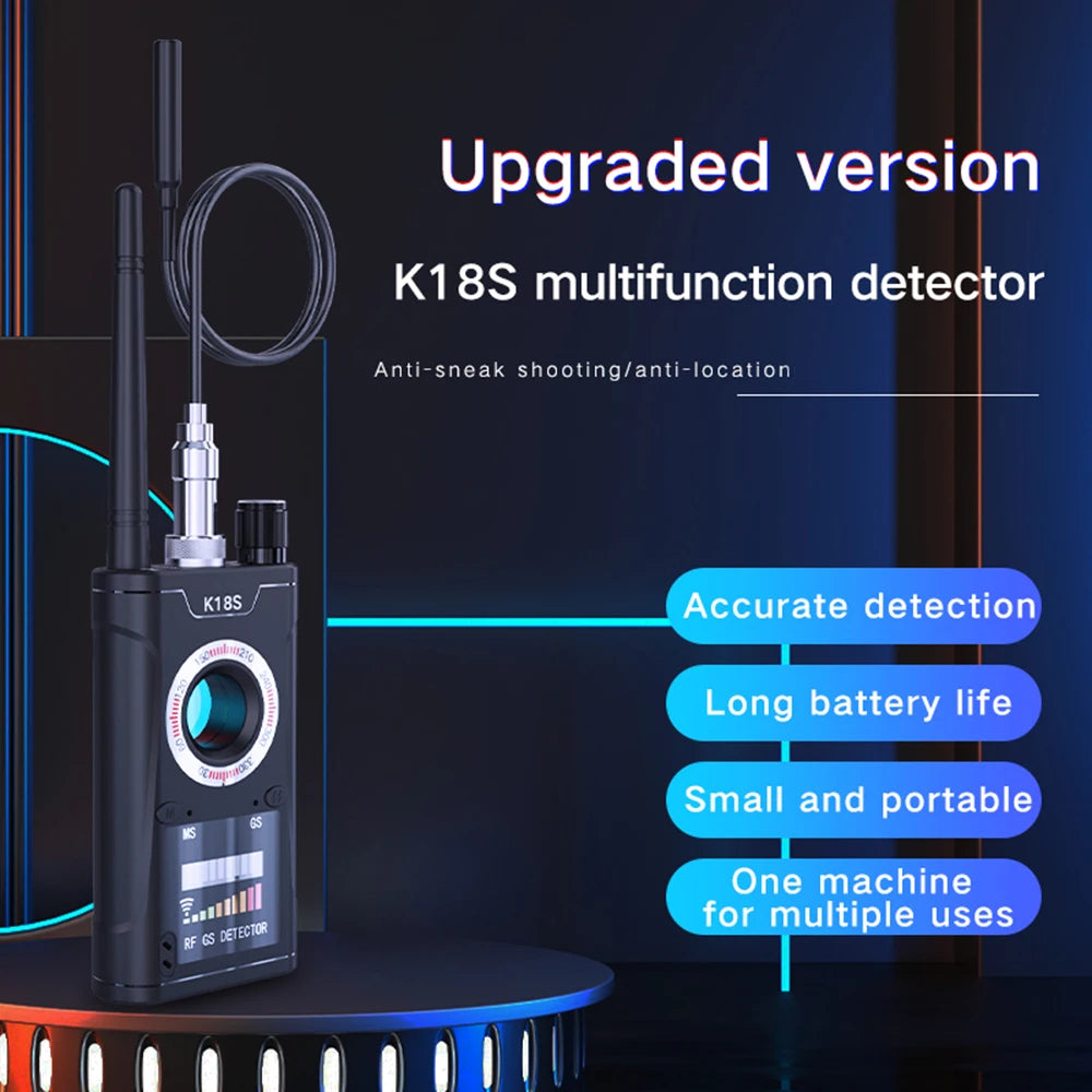 Multi-function Anti Mini Audio Camera K18S Detector Bug Finder GSM Zpaxo