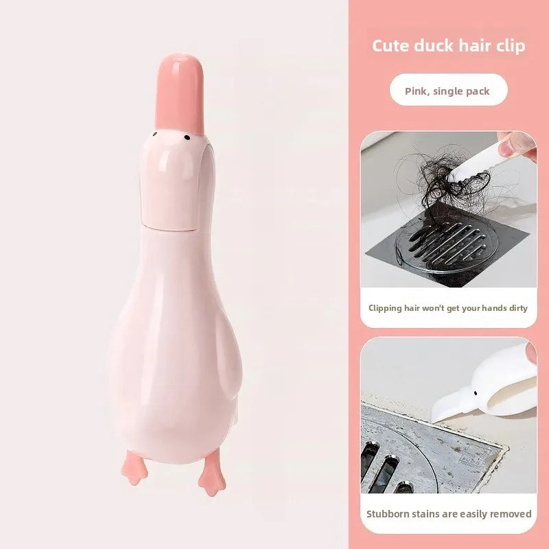 2-in-1 Duck Bathroom Cleaning Clip & Dust Removal Shovel