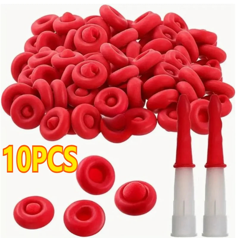 10pcs Caulk Caps Caulking Saver Tube Sealer Glue Sealing Protector For Latex Nozzle Silicone Nozzles Tips Leak-Proof Tools Zpaxo