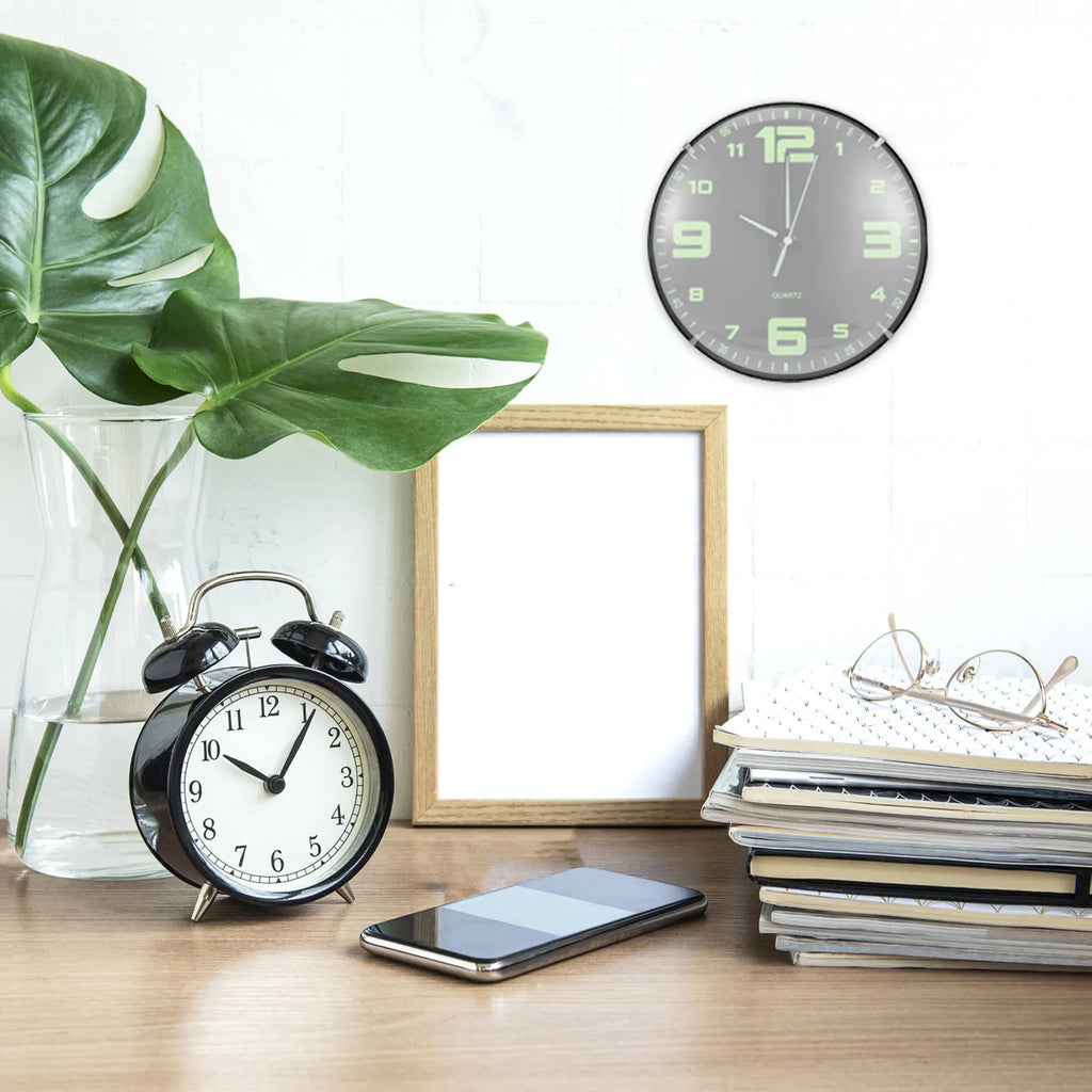 Round Clock Glass Dome Convex Transparent Replacement Lid Cover Wall