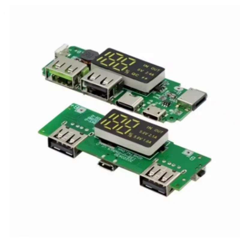 18650 Lithium Battery Digital Charging Module 5V2 4A 2A 1A Dual USB Zpaxo