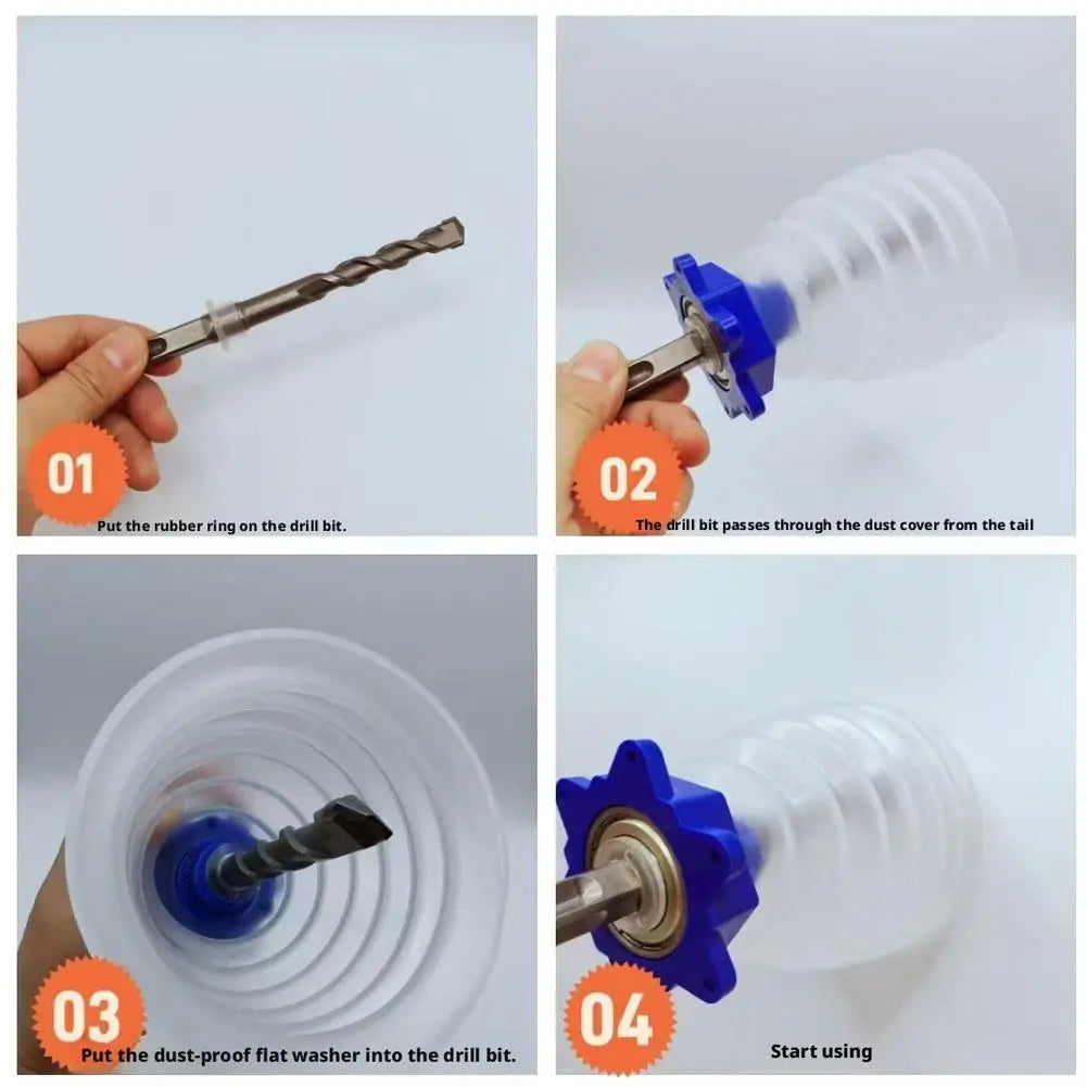 KITPIPI Drill Dust Collector Cover | Universal Dustproof Bowl Drill Dust Collector Zpaxo