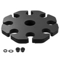 8-Slot Mic Stand Mount Detachable Multi Microphone Rack Wear Resist