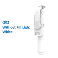 3-In-1 Bluetooth Wireless Selfie Tripod Fill Light Shutter Remote Zpaxo Q02 White