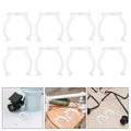 Transparent Lamp Tube Clip Fluorescent LED Lights Mounting Holder