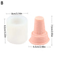 Ice Cream Silicone Candle Mold DIY Aromatherapy Soap Plaster Wax Making Ice Cream Cone Fondant Dessert Cake Baking Mold Zpaxo J2505079-B