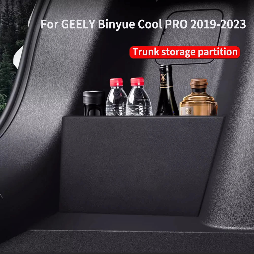 Suitable For GEELY Binyue Cool PRO 2019-2023 Leling Trunk Partition Interior Decoration Car Supplies Storage and Storage Box Zpaxo