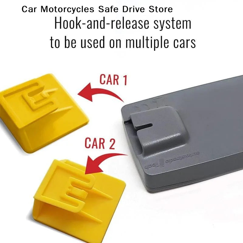 Plastic Electronic Toll Pass Clip Detachable Windscreen Holder Car