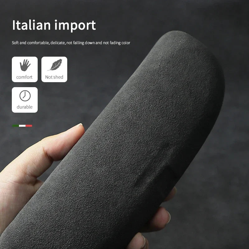 Top Suede Leather Car Glasses Case Holder Sunglasses Frame Storage Box For BMW 5 Series 3 Series 7 Series 1 Series X3X2X1X5X6 Zpaxo
