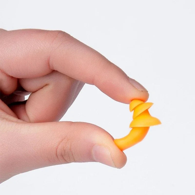 Noise Cancelling Ear Plugs Silicone Corded Ear Plugs Ears Protector Reusable Anti-Noise Earplugs Headwear Earmuff Zpaxo