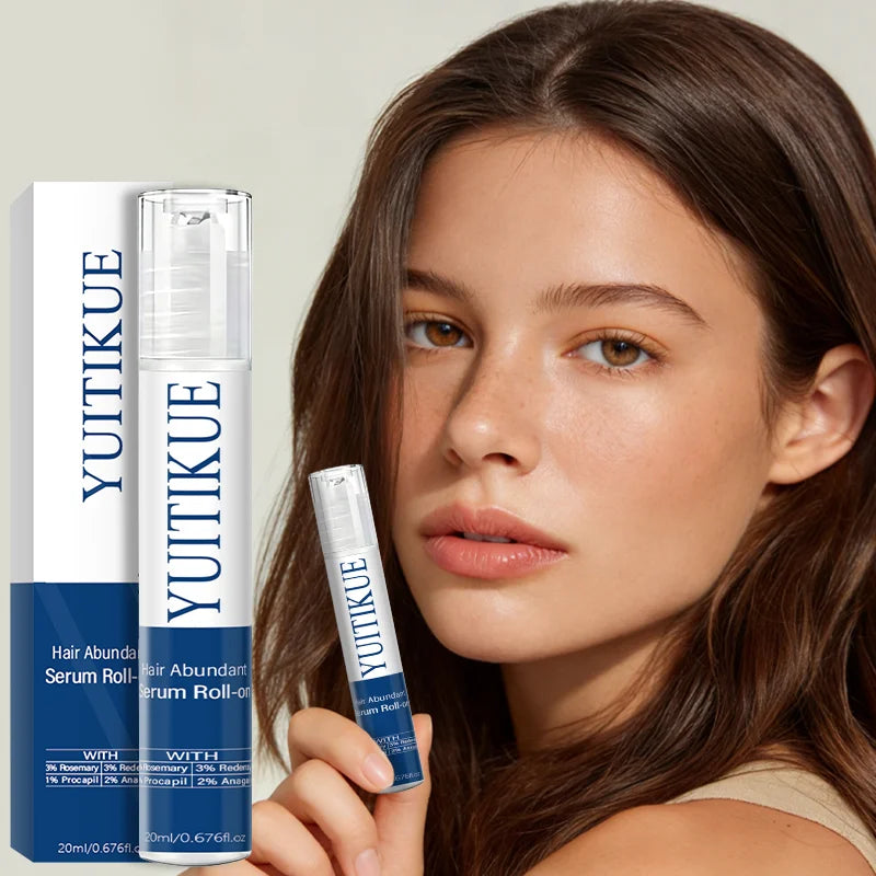 YUITIKUE Hair Serum Roller – Rosemary, Redensyl & Scalp Care Hair Scalp Serum Zpaxo