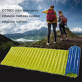 Folding Emergency Inflatable Cushion Waterproof Travel Inflatable Bed Moisture-proof Trekking Rest Mat Tear-resistant for Office Zpaxo Default Title