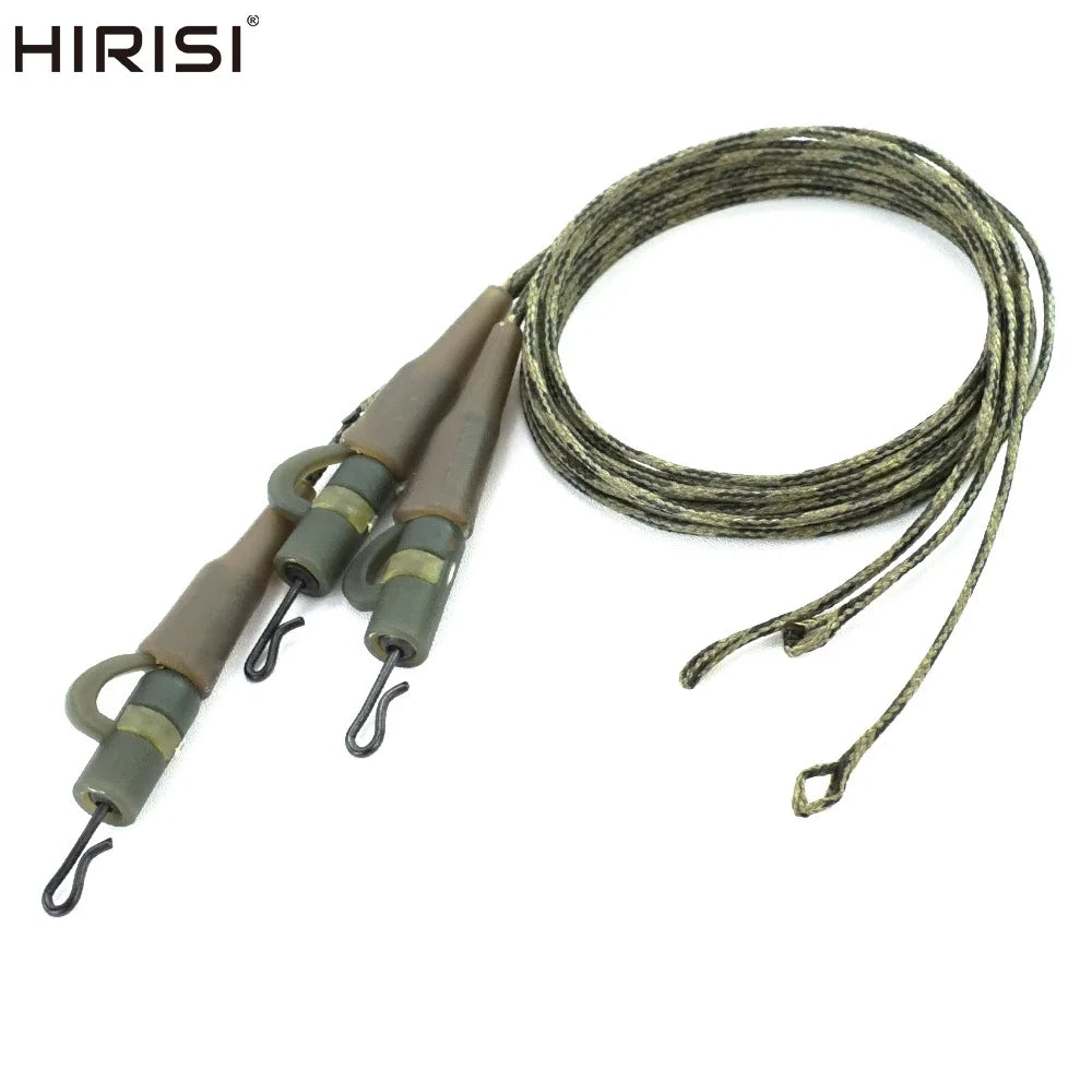 Carp Fishing Lead Core Helicopter Rigs 3-Pack – 45LB Braided Carp Fishing Rig Zpaxo
