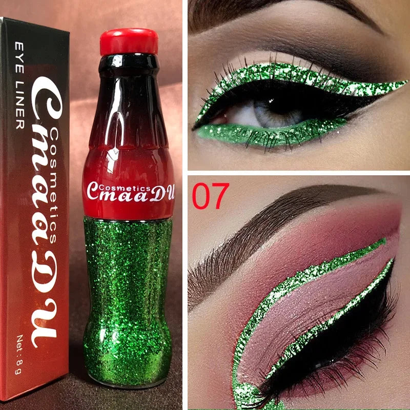 Waterproof Glitter Eyeliner and Eyeshadow Stick Set - Vibrant, Long-Lasting Colors for Flawless Eye Makeup, Ideal for Parties an Zpaxo KLPYXY-07 REFILL