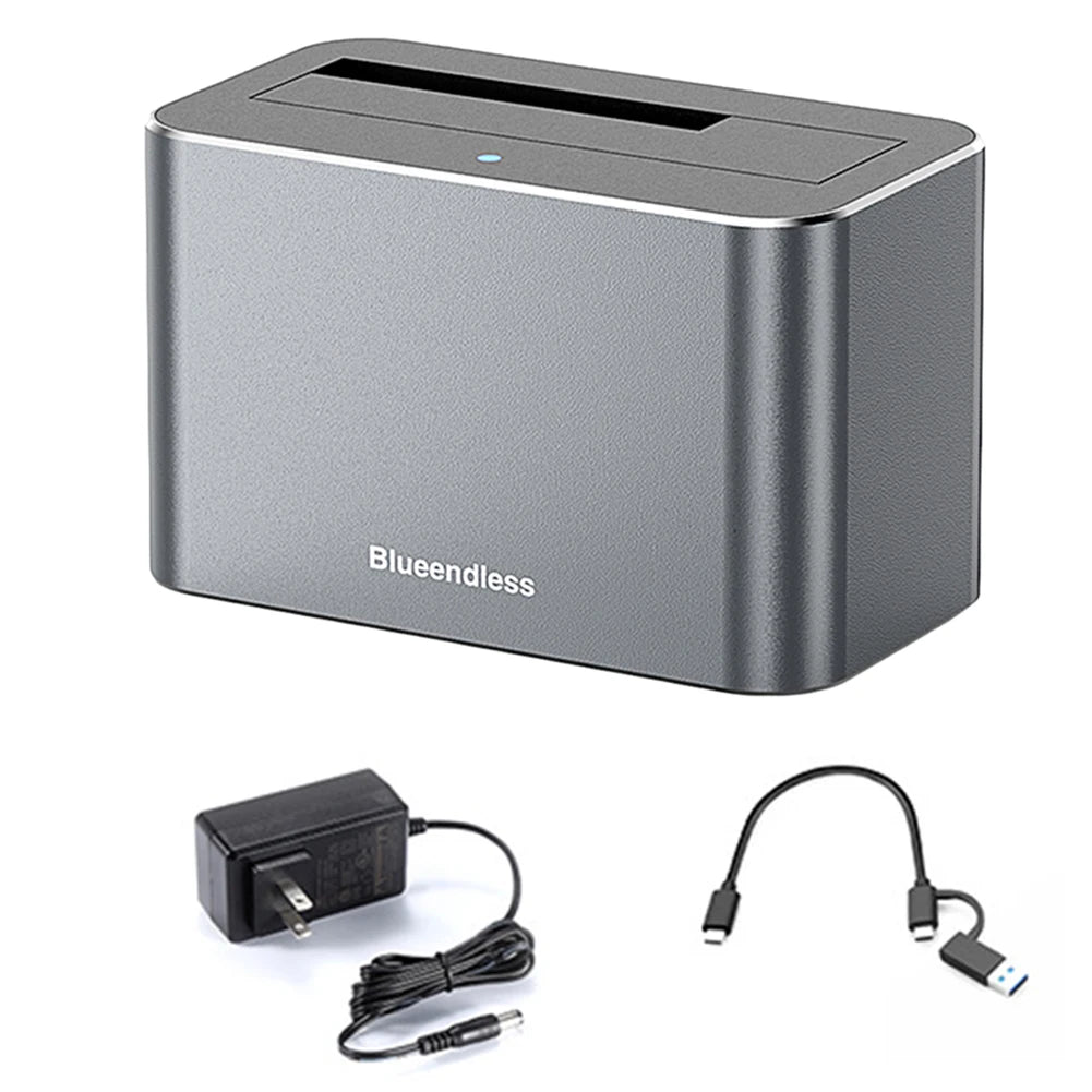 Hard Drive Dock SAS USB 3 0 Adapter 5Gbps SATA Enclosure Support Up