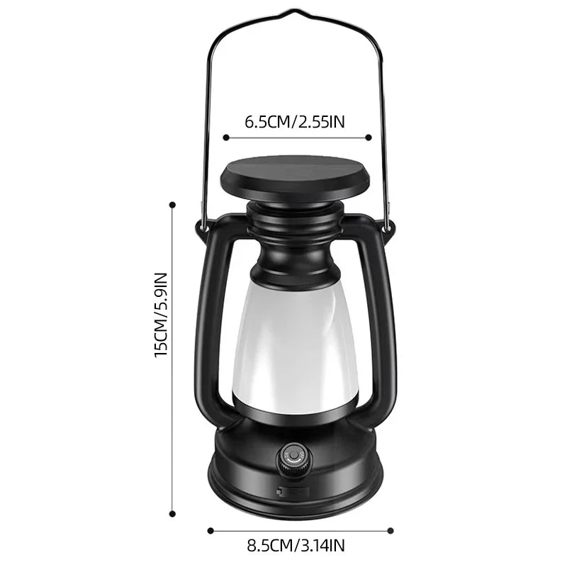 Charging Decoration Atmosphere Light Retro Horse Led Desk Lamp