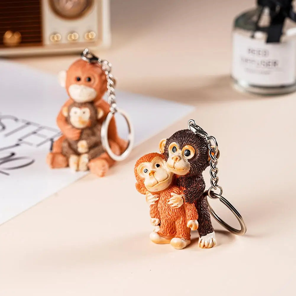 Punch The Monkey Keychain – Cute Animal Bag Charm & Key Ring Animal Keychain Charm Zpaxo