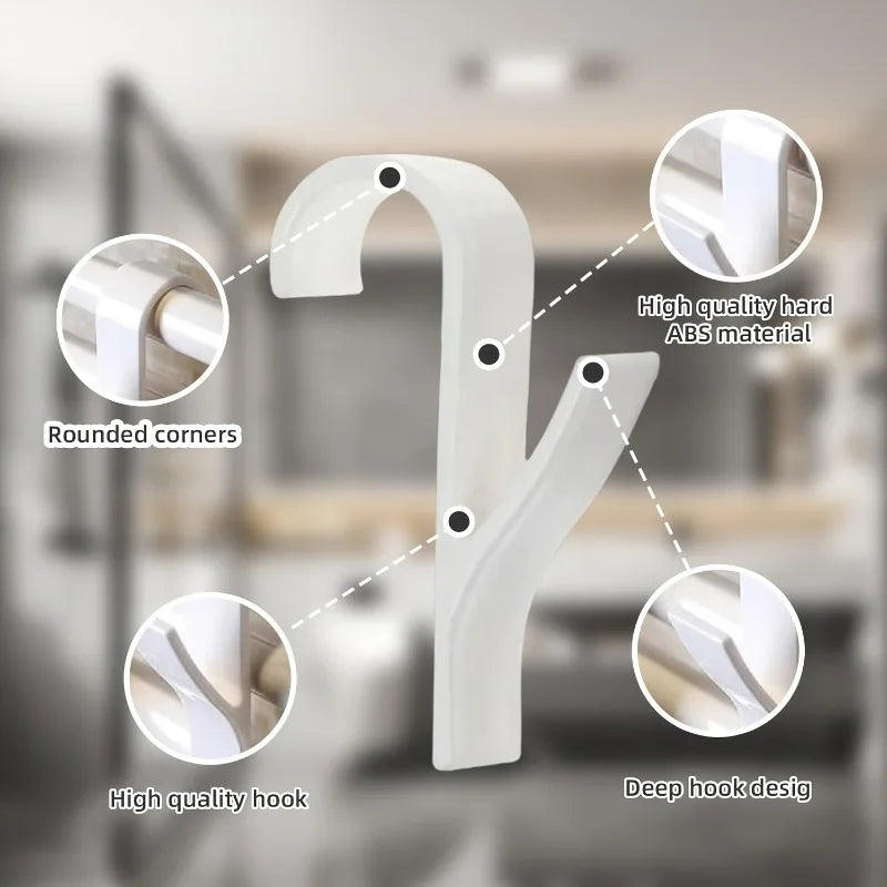 Bathroom Shower Towel Holder Hanger Heated Radiator Rail Hooks Clips Storage Racks Clothes Scarf Hanger Hooks Bathroom Organizer Zpaxo