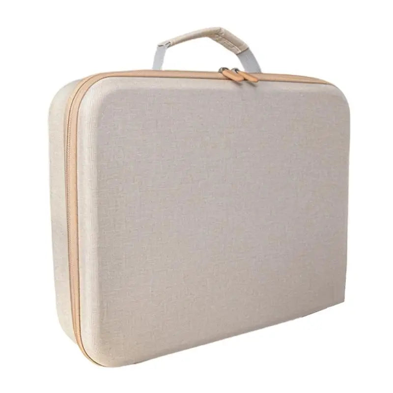 652F Device Carrying Storage Case with Rigid Shell, Handle and Interior Pocket Layout for Shelf Storage and Daily Transport Zpaxo