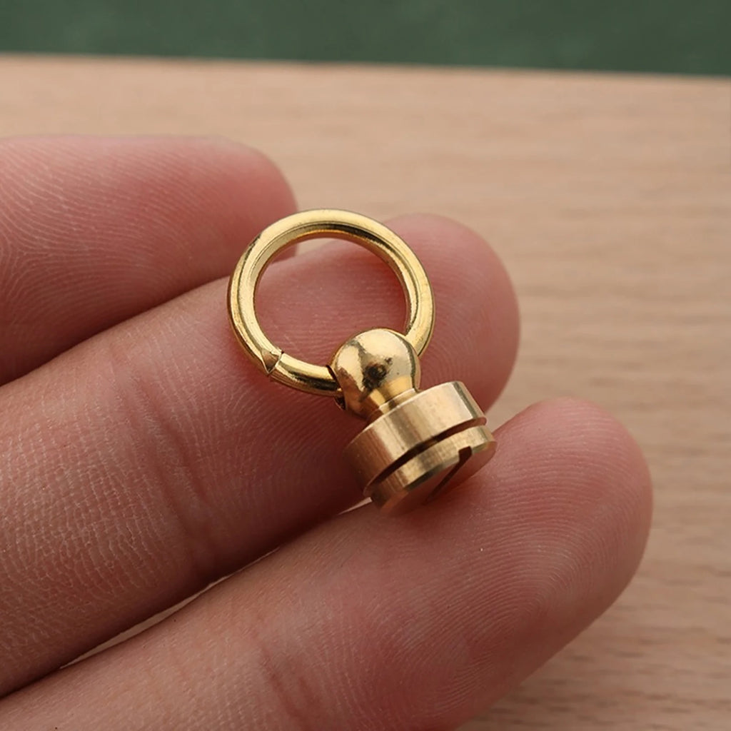 Metal Ball Post O Ring Studs Rivets Nail Screwback Round Head Spots