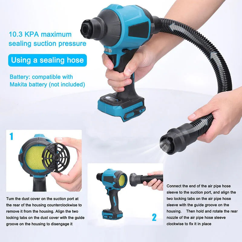 Rechargeable Air Dust Machine Lithium Electric Cordless Inflator
