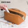Makeup Bag Portable Large Capacity Beauty and Skincare Storage Bag High Appearance Level Waterproof Clutch Bag Zpaxo style 1 bag brown