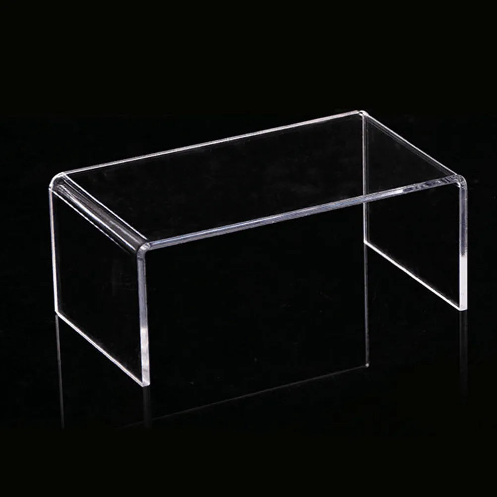 Clear Acrylic Display Risers Shoes Cosmetics Jewelry Organizers