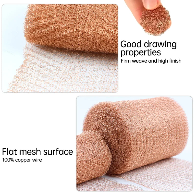 Insect Proof Copper Snail Wire Mesh Rodent Protective Gardening