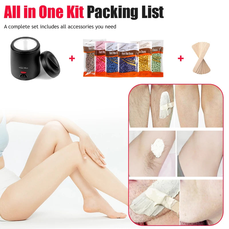 Portable Wax Heater 200ML/400ML – Hair Removal Paraffin Pot Wax Hair Removal Heater Zpaxo