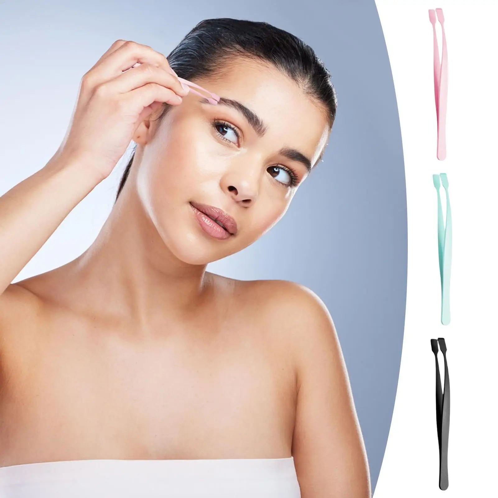 Makeup Tool Lash Applicator Eyelash Cluster Non Slip Tweezers Travel