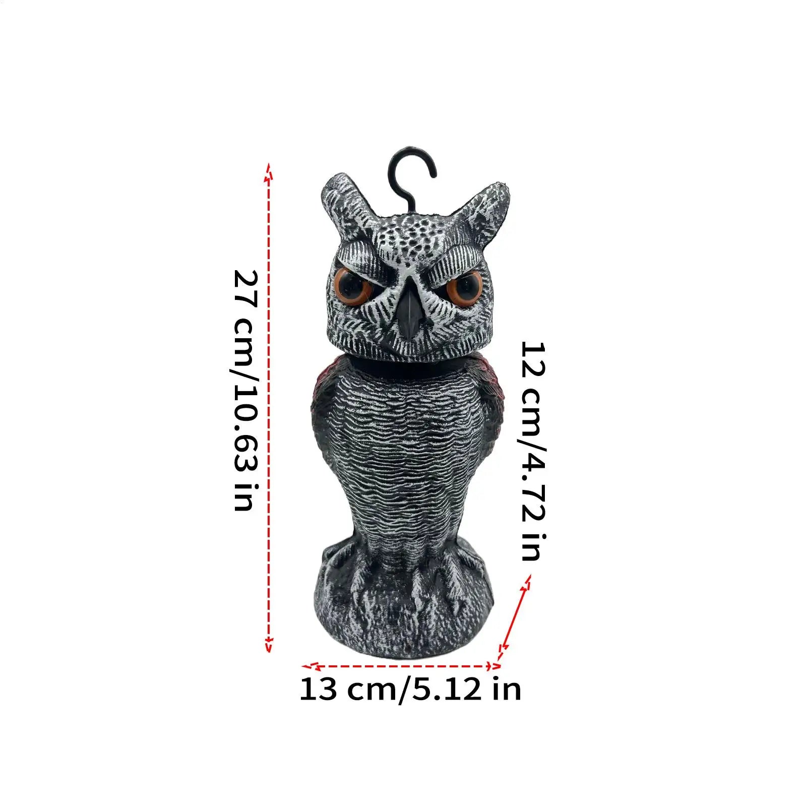 Owls Keep Birds Away Realistic Owl Garden Decoration Patio Bird