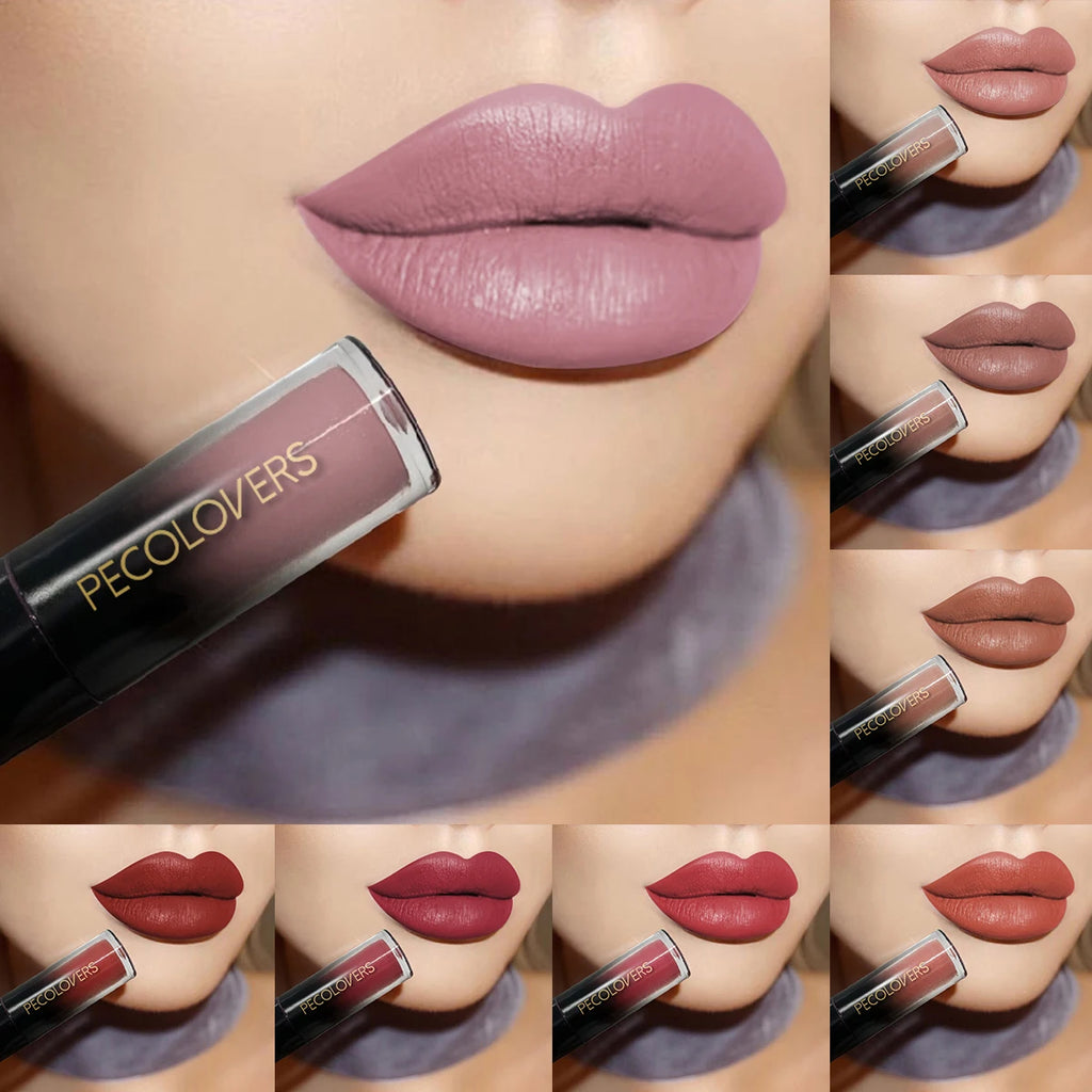 Best Lip Makeup 14 Color Sexy Matte Long Lasting Lipgloss Liquid Lipstick Lip Cream Zpaxo