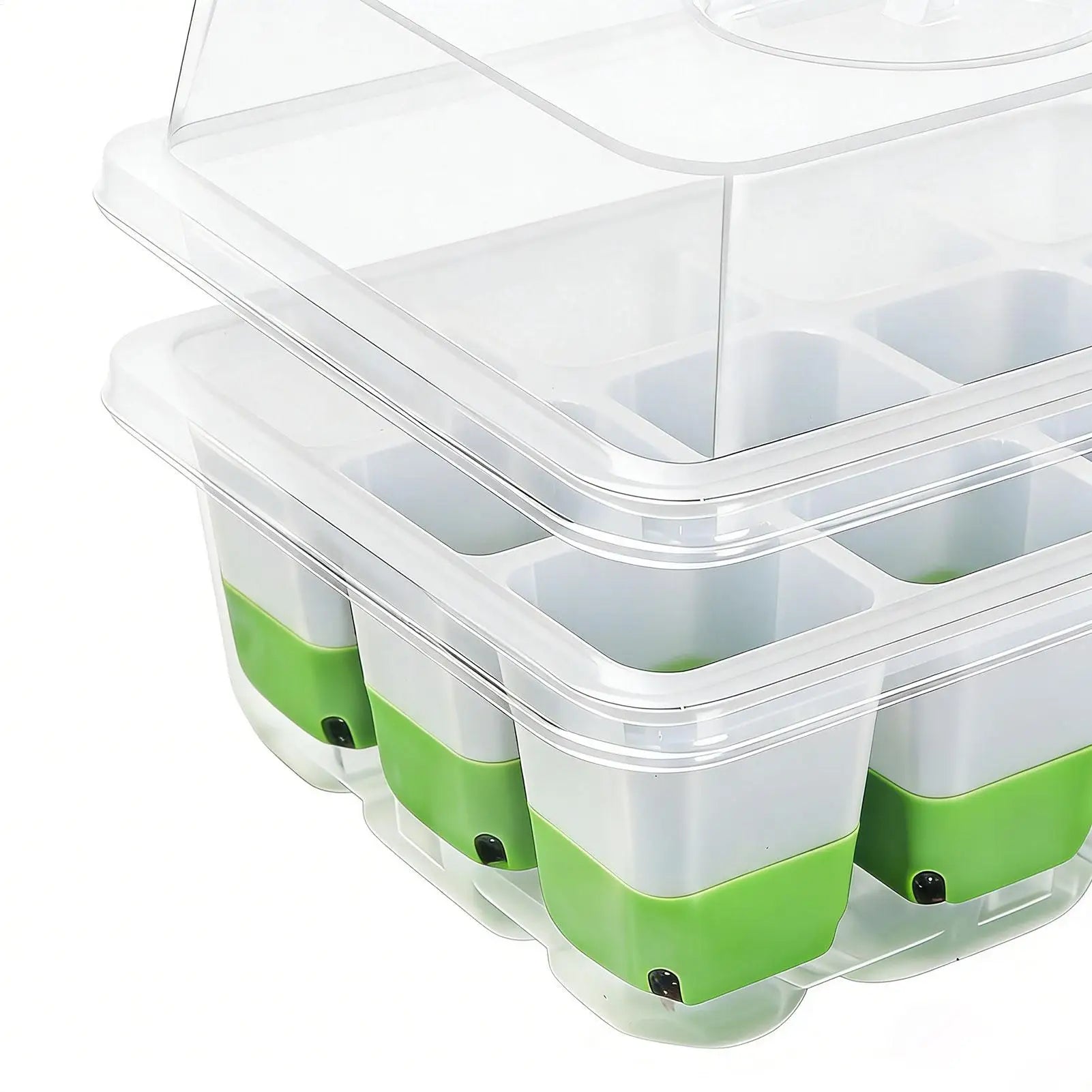 12-Cell Seedling Starter Tray with Humidity Dome | Indoor Germination Seedling Starter Tray Zpaxo