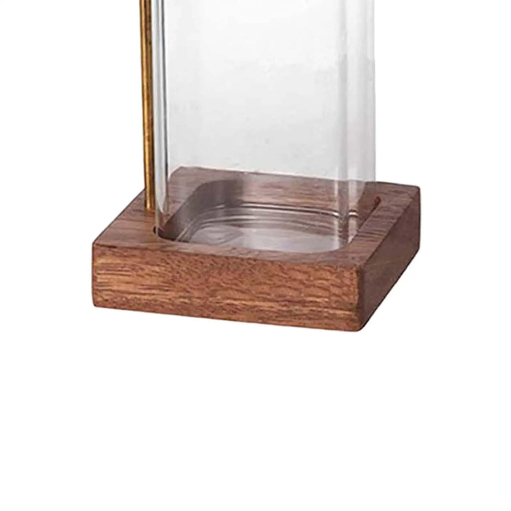Holder Sticks Glass Catcher Ornament Upside Down Wooden Burner Zpaxo