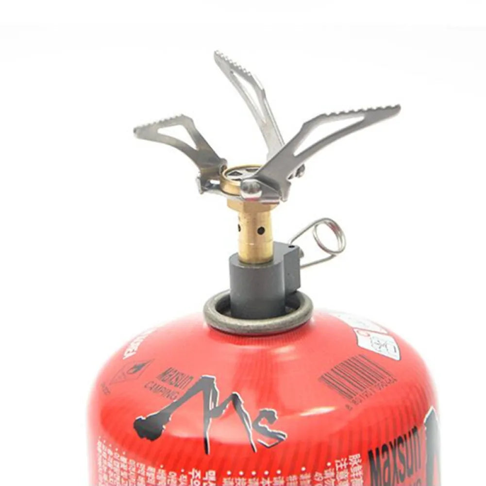 3000W Mini Gas Stove Burner Camping Folding Outdoor Portable Furnace