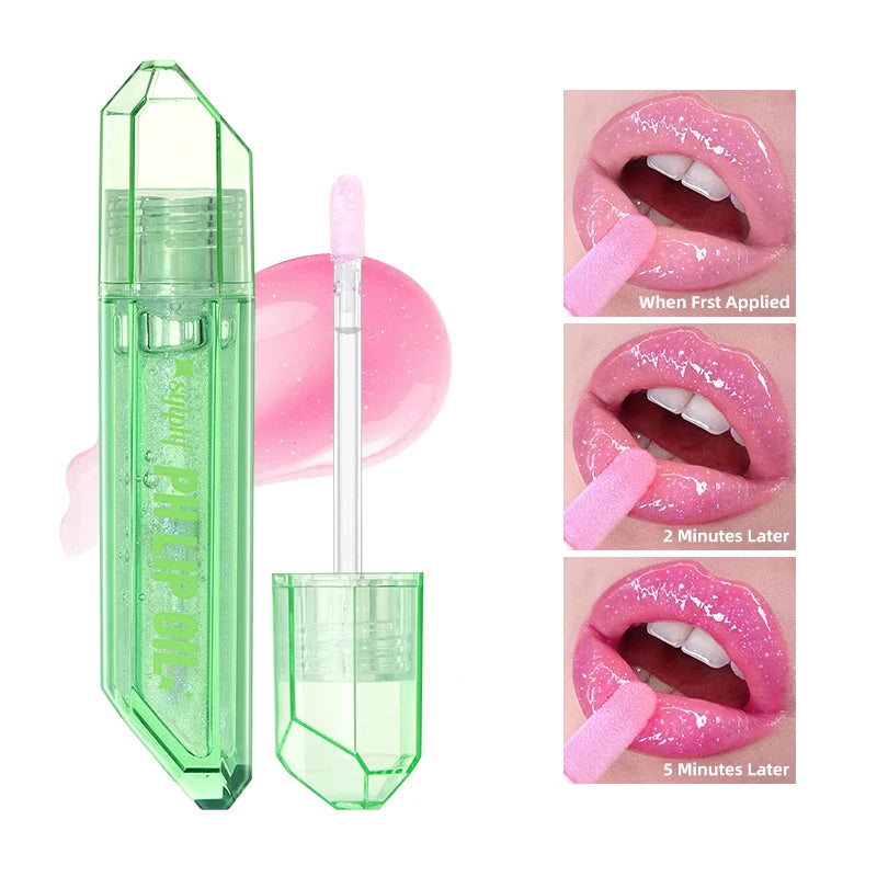 Moisturizing Lip Oil Refreshing Non Greasy Easy Apply Warm Changing