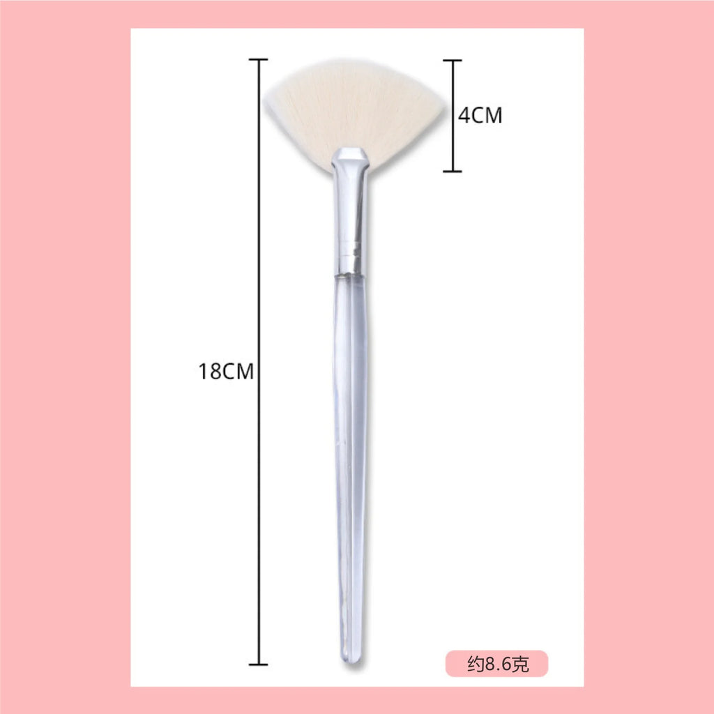 Facial Cleanser Brush Soft Hair Face Massage Wash Brush Face Mask Brush Portable Skin Care Tool Zpaxo A-S 1PCS