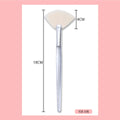 Facial Cleanser Brush Soft Hair Face Massage Wash Brush Face Mask Brush Portable Skin Care Tool Zpaxo A-S 1PCS