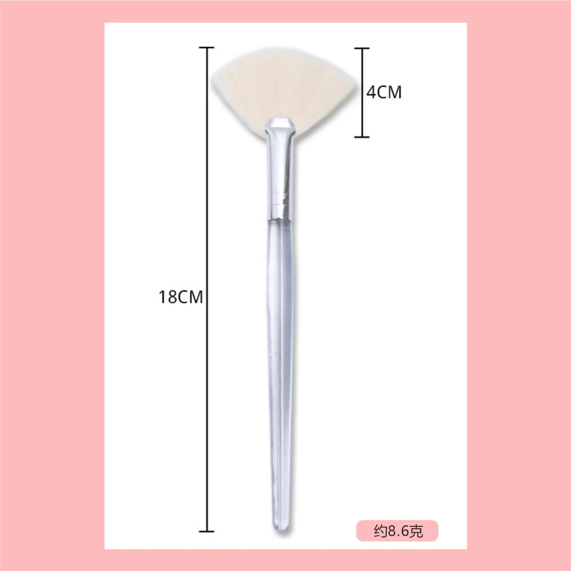 Facial Cleanser Brush Soft Hair Face Massage Wash Brush Face Mask Brush Portable Skin Care Tool Zpaxo A-S 1PCS