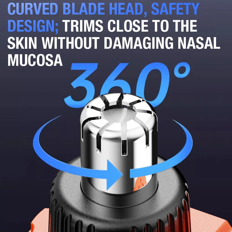 Electric Nose Hair Trimmer Universal Cleaning Device Male Female