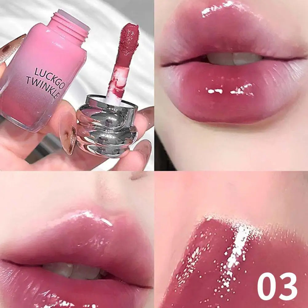 Mirror Lip Gloss – Moisturizing, Long-Lasting Glass Shine Mirror Lip Gloss Zpaxo Smoked Plum