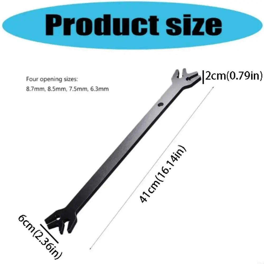 Black Rim Rim Deformation Tool Heavy-Duty 8mm Thick Rim Tool Hardened Steel High Torque Resistance Mechanics Repair Tools Zpaxo