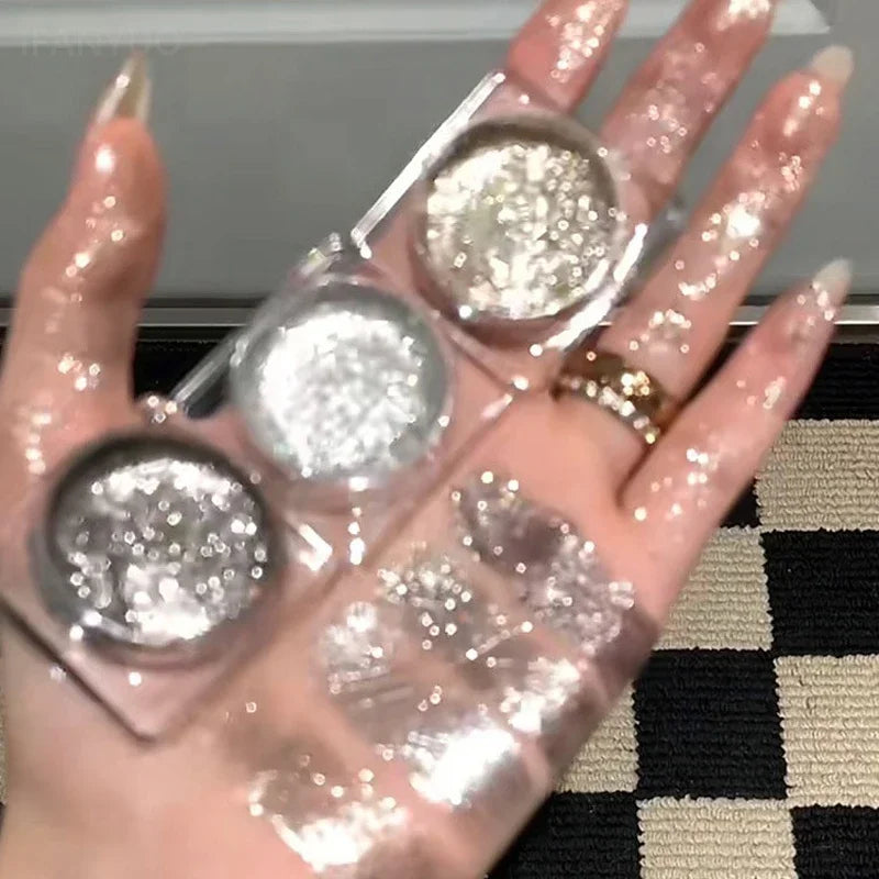 Gorgeous Glitter Eyeshadow Long Lasting Waterproof Pearlescent Glitter Shimmer Eye Shadow Eyes Body Glitter Makeup Cosmetics Zpaxo