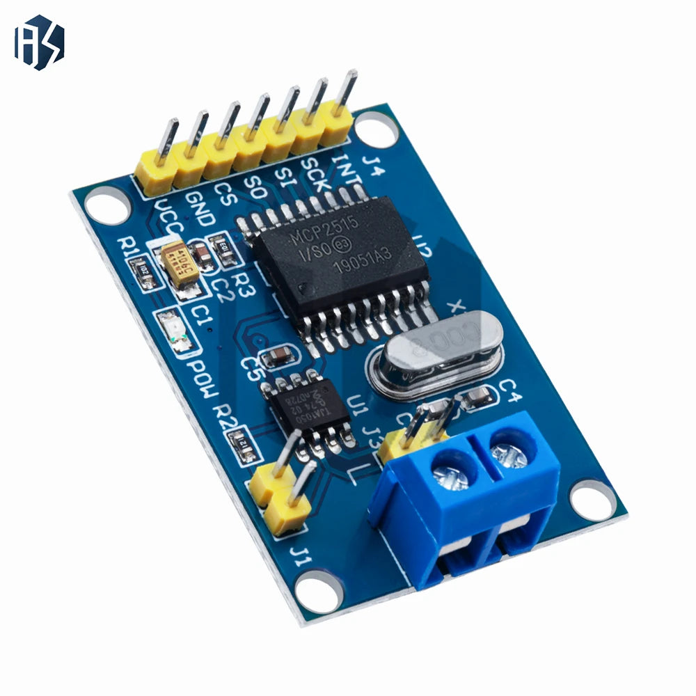 1pcs 5pcs 10pcs MCP2515 CAN Bus Module TJA1050 receiver SPI For 51 MCU ARM controller Zpaxo